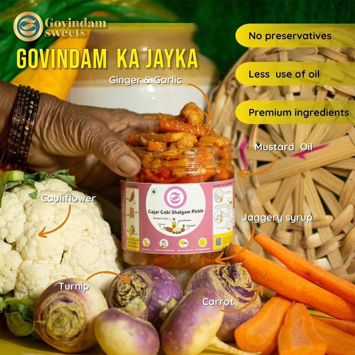 Gobhi Shalgam Pickle