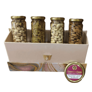 Premium Kaju, Badam, Pista & Kishmish Dry Fruits Box 600g