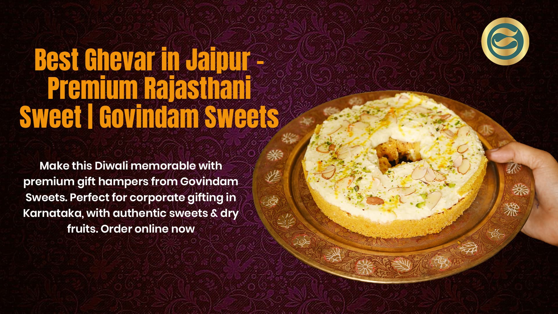 Best Ghevar in Jaipur – Premium Rajasthani Sweet | Govindam Sweets