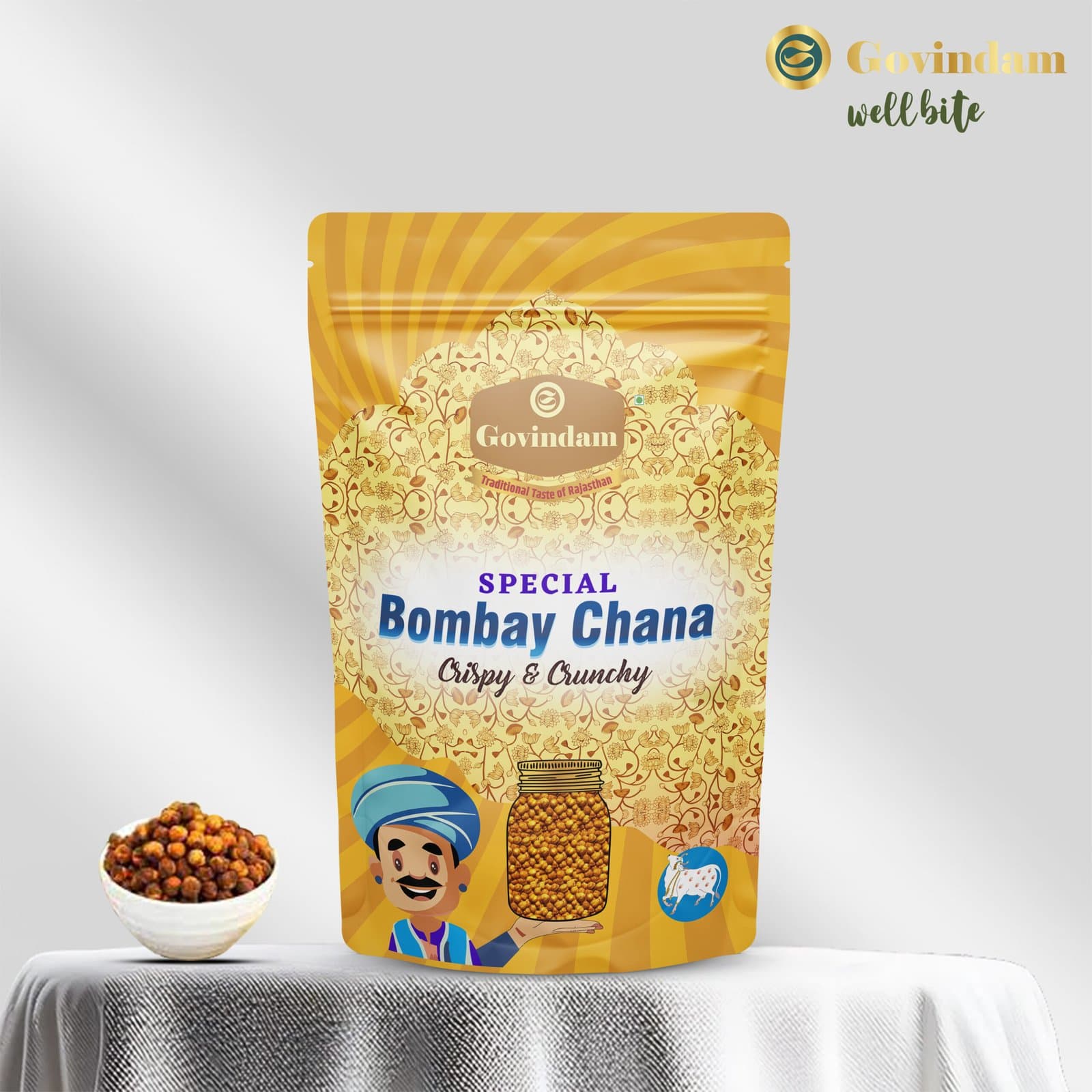 Bombay Chana - Premium Authentic Wholesale Roasted Chickpeas | Govindam Sweets