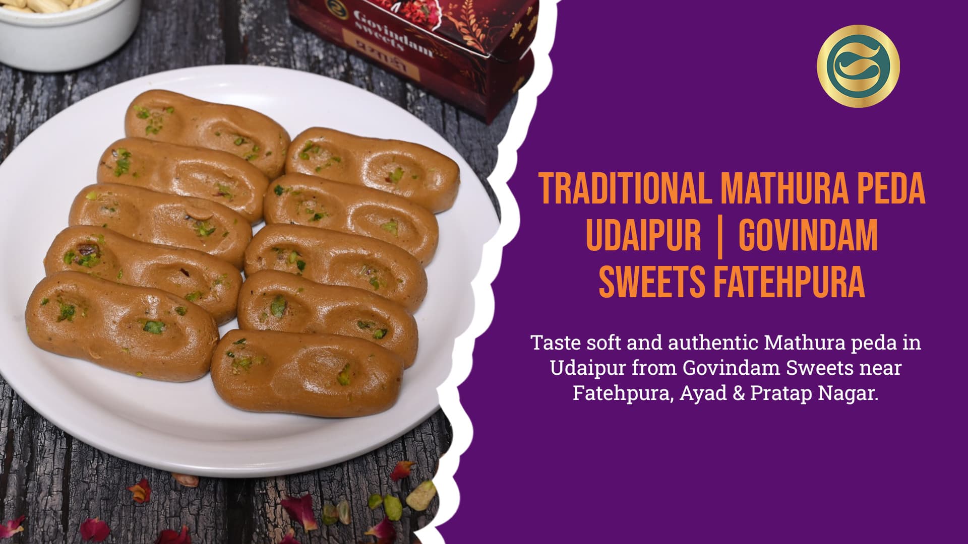 Traditional Mathura Peda Udaipur: Authentic Sweets from Govindam Sweets Fatehpura