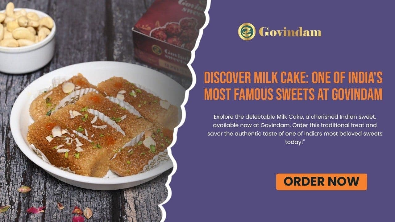 Discover Milk Cake India Famous Sweet Govindam Sweets Authentic